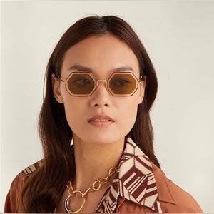 NWT Chloe Tally Sunglasses Brown Gradient CE146S
